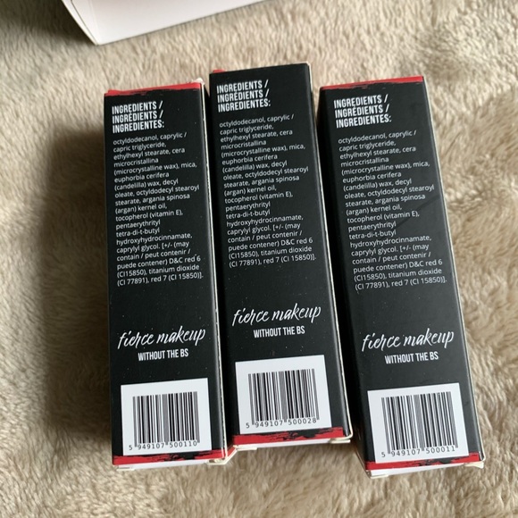 Fully Fire Expensive Habits Lipstick Set Trio BNIB - Picture 7 of 14